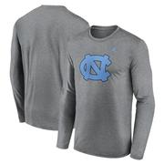 UNC Jordan Brand Legend Primary Logo Long Sleeve Tee